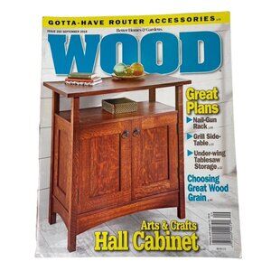 Wood Woodworking Magazine Vol 35 Issue 255 No 4 Sept 2018 Tips Techniques u